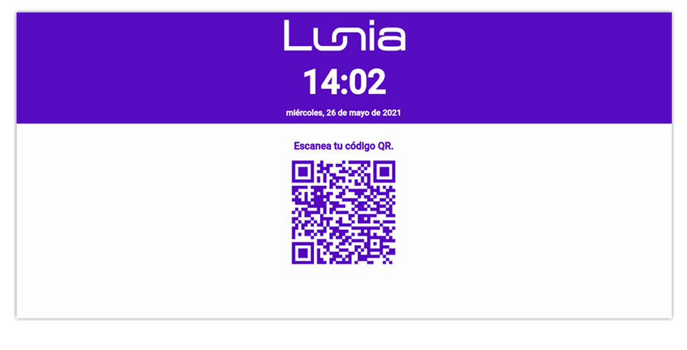Configuración fichaje QR | software control de presencia | Lunia