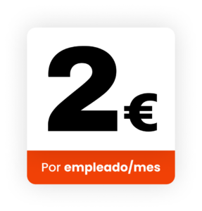 Precio Tyver 2€ empleado/mes
